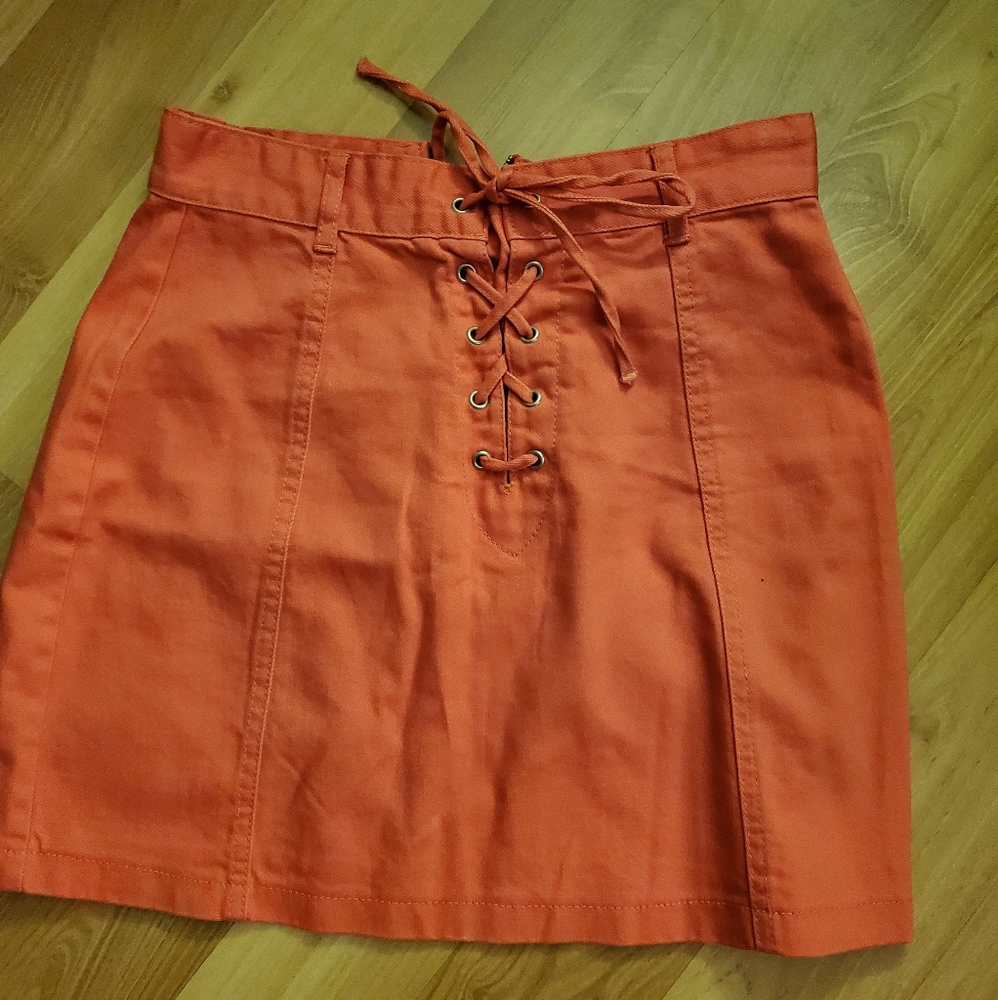 Dark pink skirt